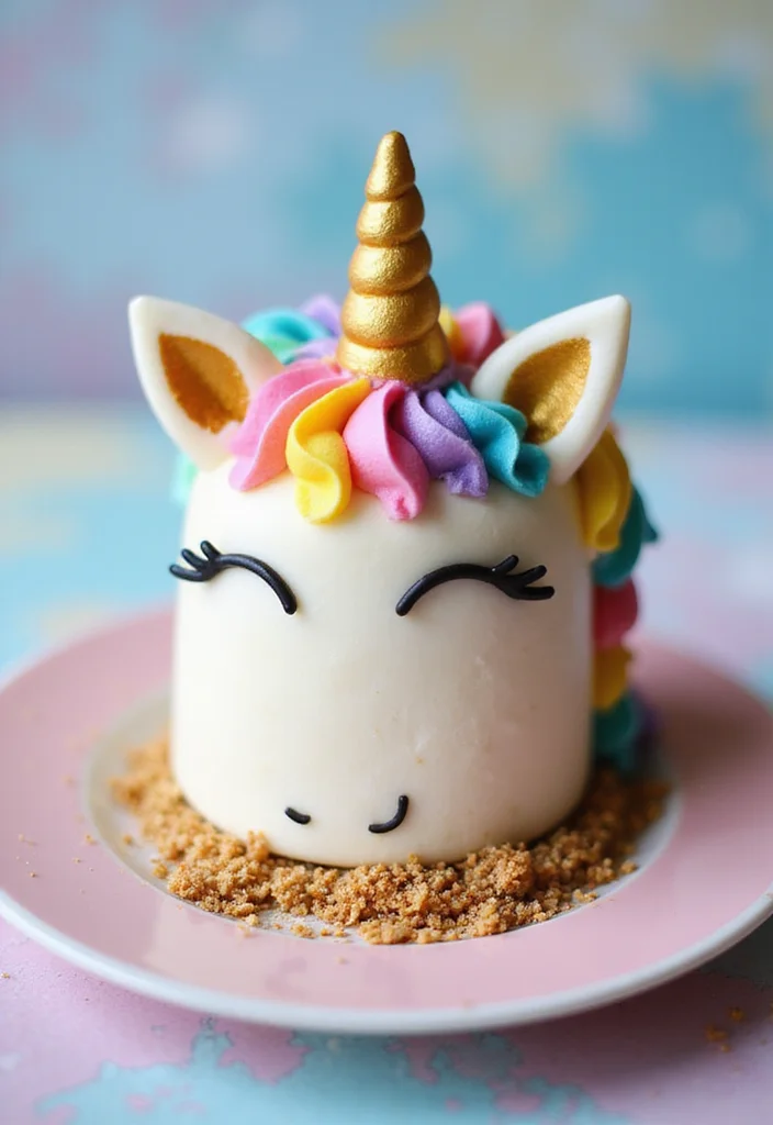 10 Adorable Bento Cake Ideas for Your Best Friend That They'll Love! - 5. Unicorn Cake