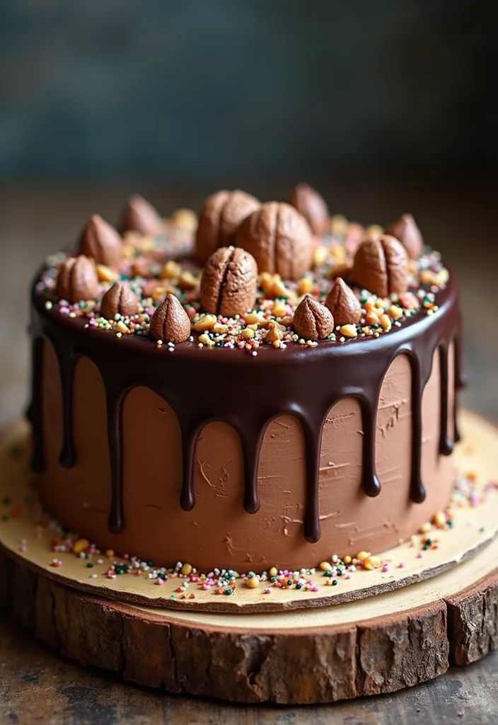 10 Adorable Bento Cake Ideas for Your Best Friend That They'll Love! - 6. Chocolate Drip Cake