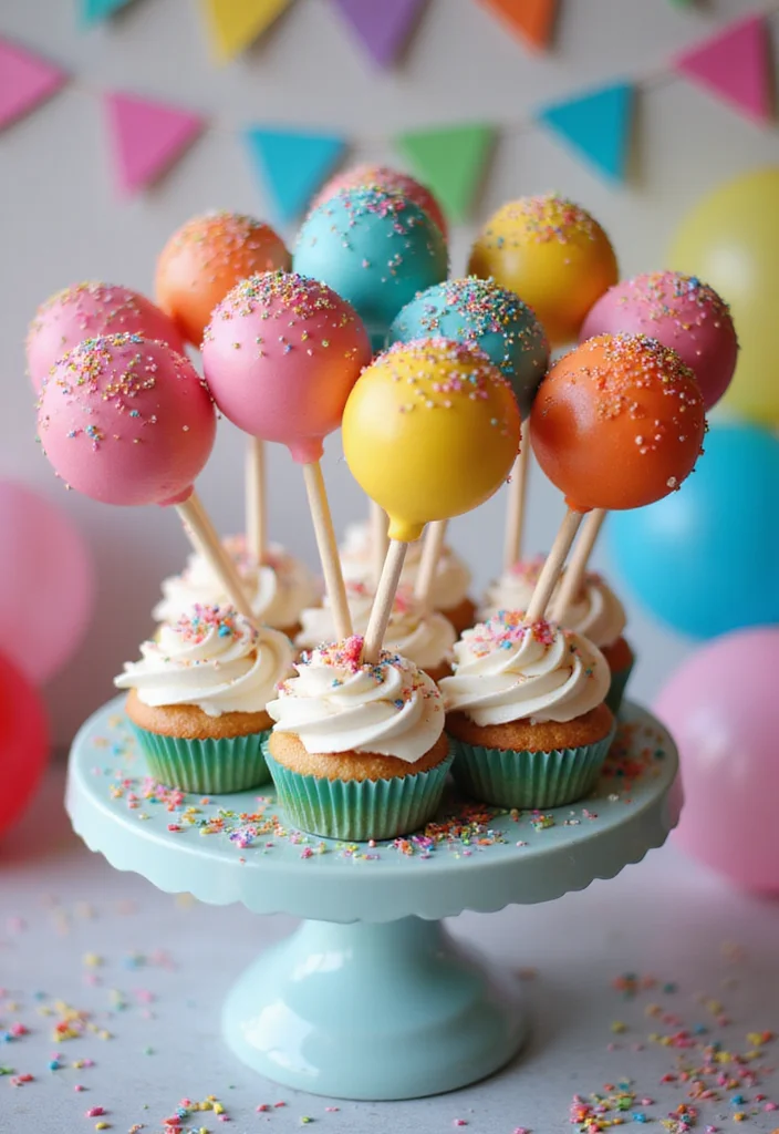 10 Adorable Bento Cake Ideas for Your Best Friend That They'll Love! - 9. Birthday Cake Pops