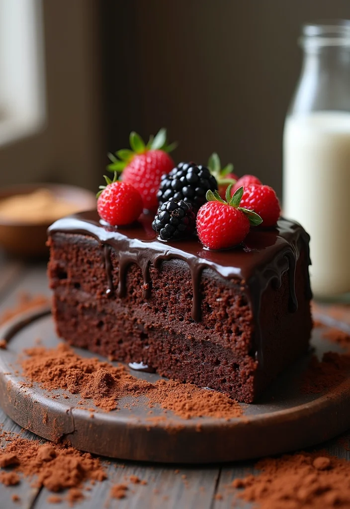 10 Easy Vegan Cake Recipes That Taste Just Like the Real Thing! - 1. Decadent Vegan Chocolate Cake