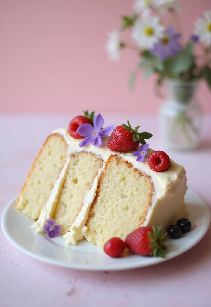 10 Easy Vegan Cake Recipes That Taste Just Like the Real Thing! - 2. Fluffy Vegan Vanilla Cake
