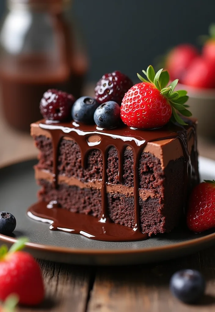 10 Easy Vegan Cake Recipes That Taste Just Like the Real Thing! - 5. Rich Chocolate Avocado Cake