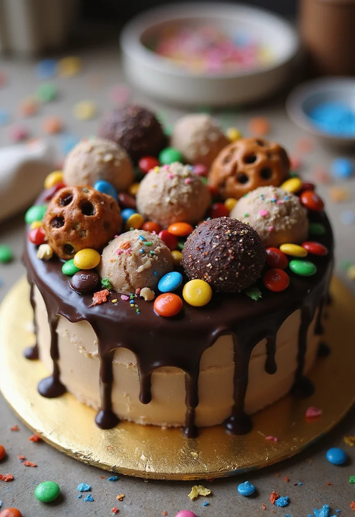 10 Stunning Truffle Cake Decoration Ideas That Will Blow Your Guests Away! - 7. Creative Candy Crush