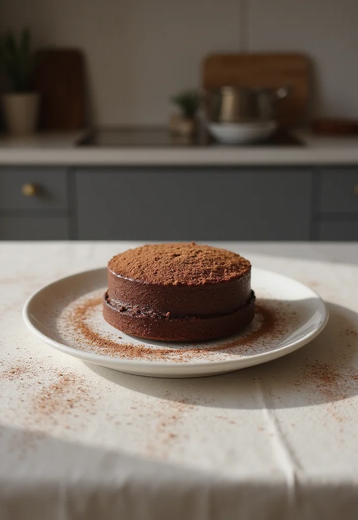 10 Stunning Truffle Cake Decoration Ideas That Will Blow Your Guests Away! - 8. Cocoa Dusting Delight