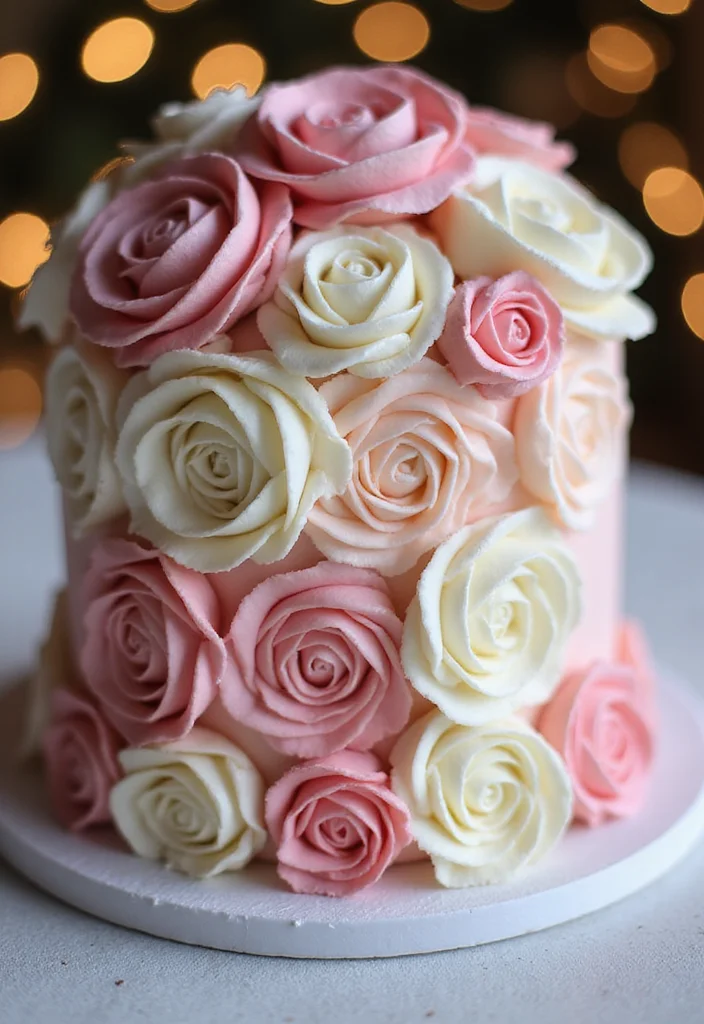 10 Unique Ballerina Cake Ideas That Will Impress Everyone at Your Next Celebration! - 6. Ballerina Rose Cake