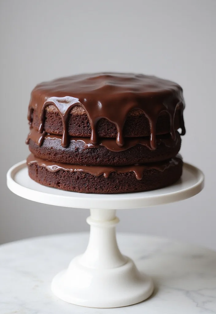 11 Decadent Sweet Birthday Cakes to Satisfy Every Sweet Tooth! - 1. Rich Chocolate Ganache Cake