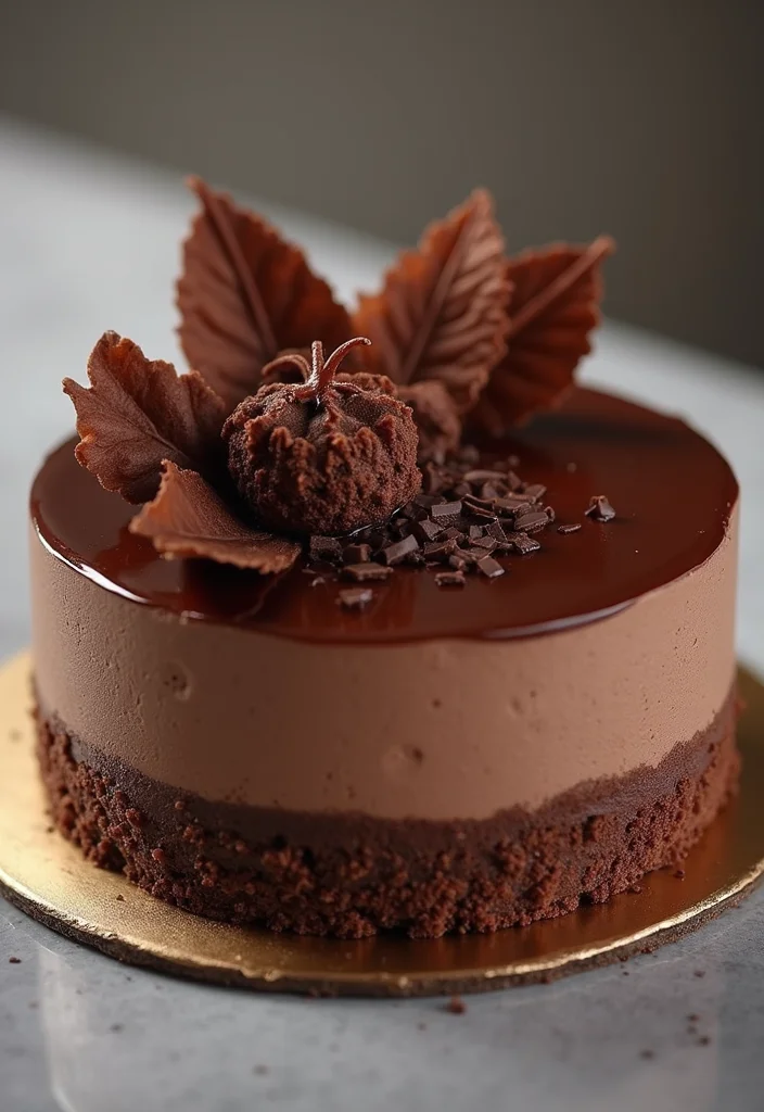 12 Budget-Friendly Graduation Cake Ideas That Are Shockingly Simple! - 11. Chocolate Mousse Graduation Cake