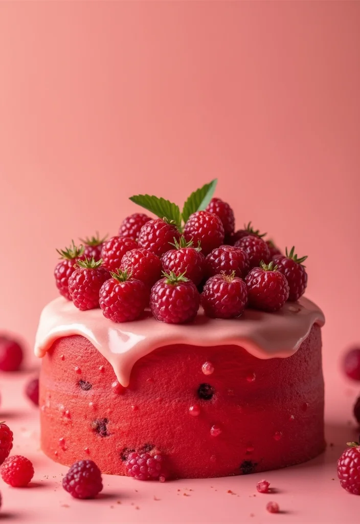 12 Delicious Vegan Red Birthday Cake Recipes That Are Totally Guilt-Free! - 10. Red Fruit Cake