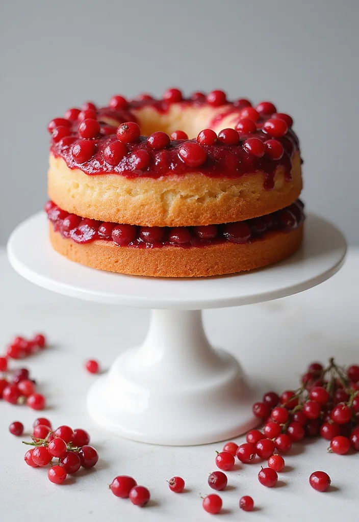 12 Delicious Vegan Red Birthday Cake Recipes That Are Totally Guilt-Free! - 12. Red Currant Lemon Cake