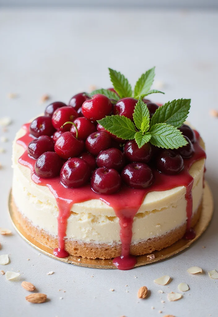 12 Delicious Vegan Red Birthday Cake Recipes That Are Totally Guilt-Free! - 8. Cherry Almond Cake
