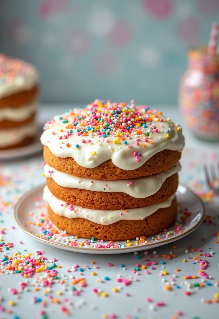 12 Easy DIY Resignation Cake Recipes That Will Make Your Farewell Unforgettable! - 2. Funfetti Farewell Cake