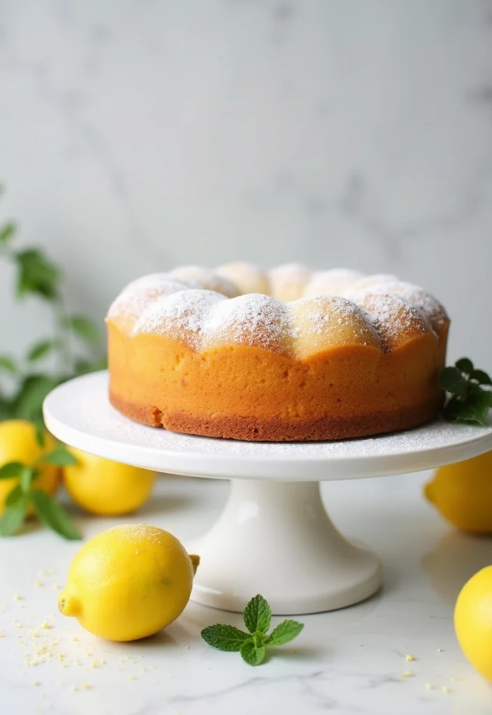 12 Minimalist Cake Ideas That Prove Less is More in Aesthetics! - 4. Lemon Olive Oil Cake