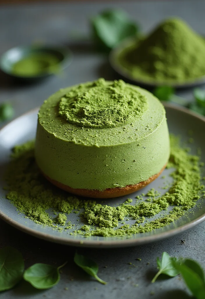12 Minimalist Cake Ideas That Prove Less is More in Aesthetics! - 7. Matcha Green Tea Cake