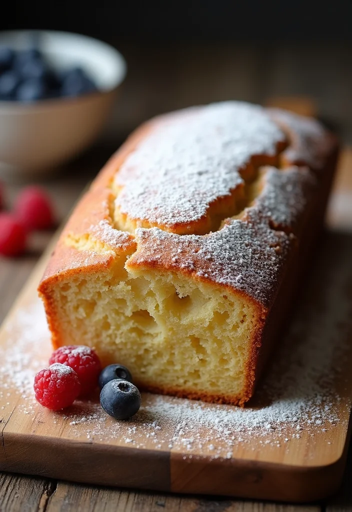 12 Minimalist Cake Ideas That Prove Less is More in Aesthetics! - 8. Rustic Pound Cake