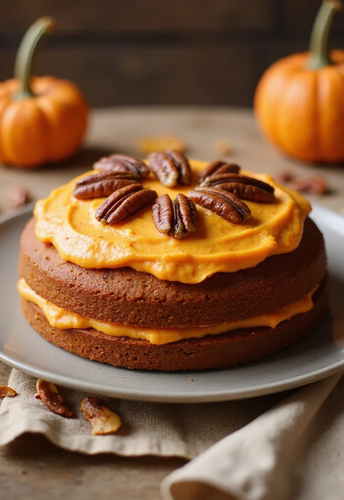 13 Gorgeous Burnt Orange Wedding Cakes Perfect for Fall Weddings (Don't Miss #8!) - 11. Sweet Potato Cake