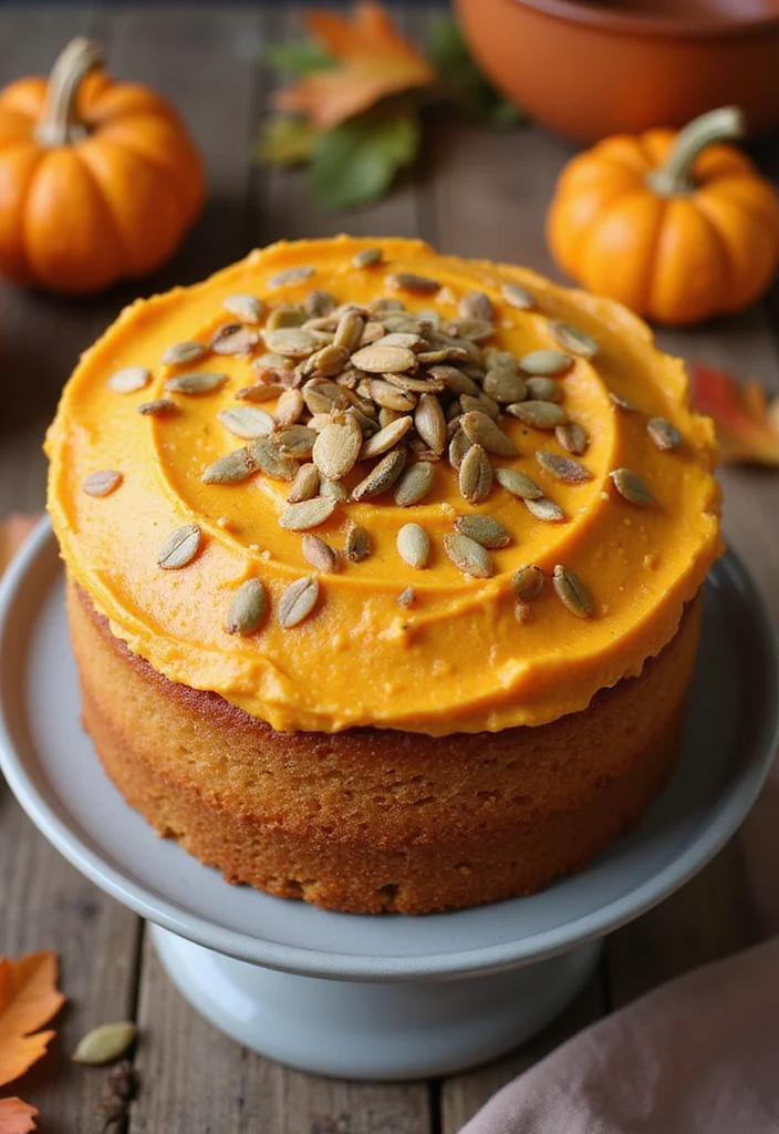 13 Gorgeous Burnt Orange Wedding Cakes Perfect for Fall Weddings (Don't Miss #8!) - 7. Butternut Squash Cake