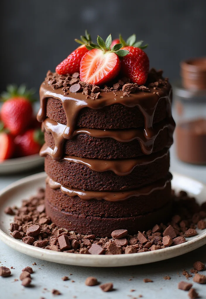 14 Creative Farewell Cakes for Coworkers That Will Leave a Lasting Impression! - 8. The Chocolate Lover's Cake