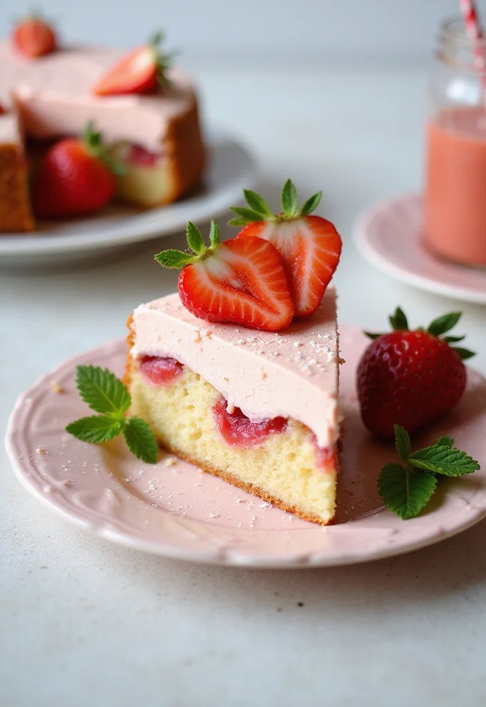 14 Mixologist-Approved Drink Cakes You Can Make at Home (Get Ready for #2!) - 1. Strawberry Mojito Cake