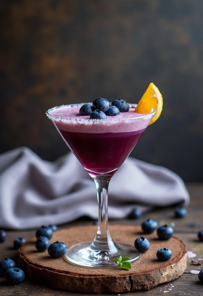 14 Mixologist-Approved Drink Cakes You Can Make at Home (Get Ready for #2!) - 8. Blueberry Martini Cake