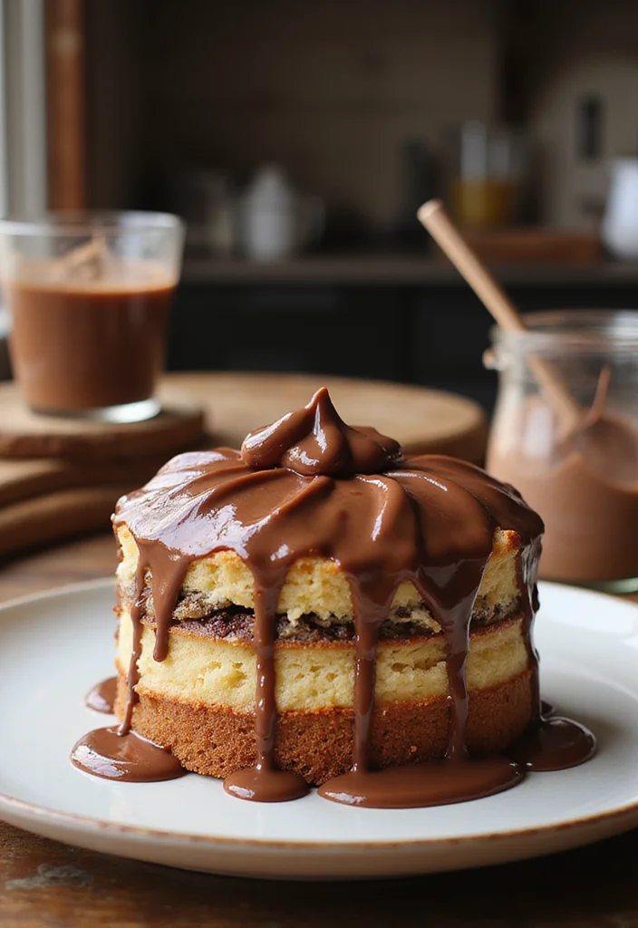 14 Spa Cake Ideas That Will Be the Star of Your Next Party! - 14. Nutella Swirl Cake