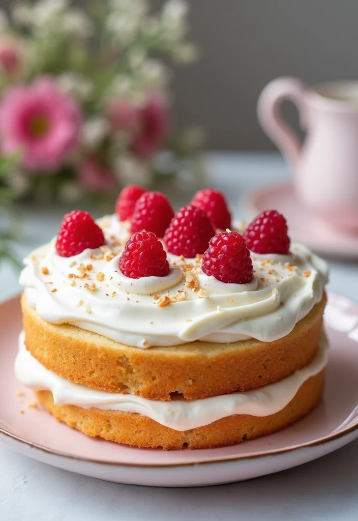 14 Spa Cake Ideas That Will Be the Star of Your Next Party! - 8. Raspberry Almond Cake