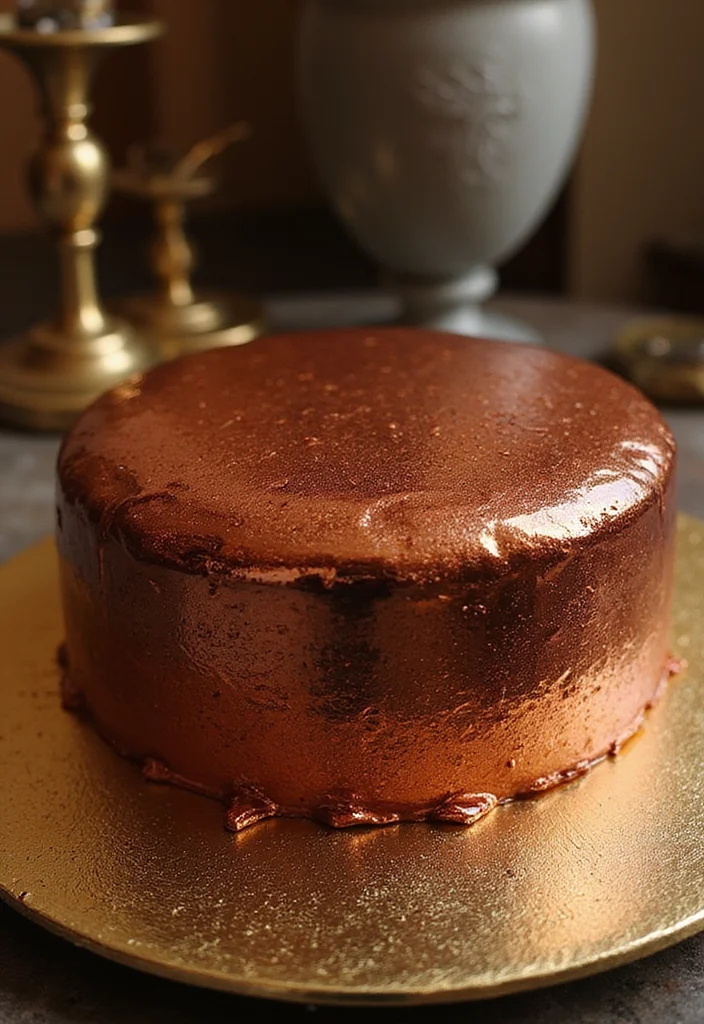 15 Colorful Wedding Cakes That Are Works of Art (Wait Until You See #7!) - 7. Metallic Glaze Cake