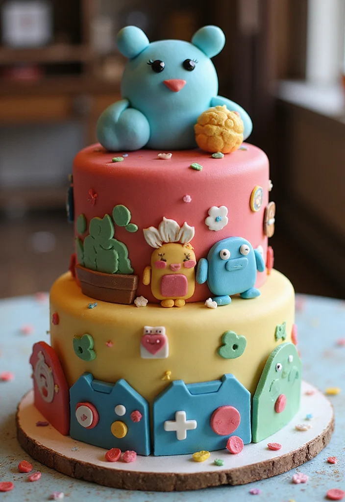 15 Geeky Coding Cake Ideas That Will Have Your Friends Asking for Seconds! - 5. 8-Bit Character Cake