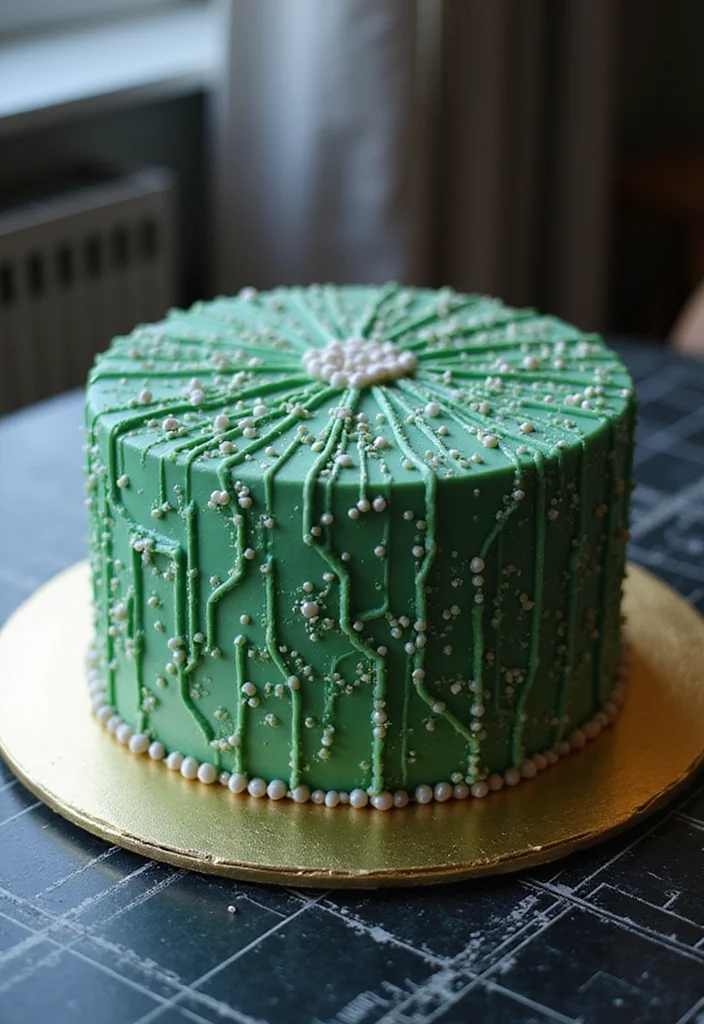 15 Geeky Coding Cake Ideas That Will Have Your Friends Asking for Seconds! - 8. Circuit Board Cake