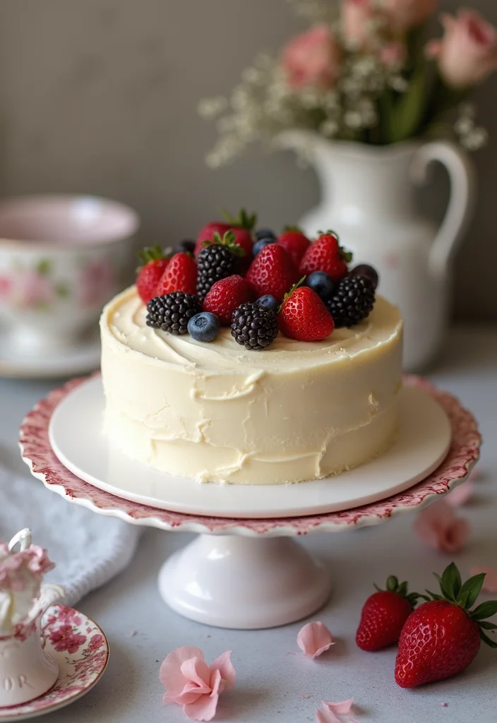 15 Irresistibly Romantic Valentine Day Cake Recipes That'll Melt Your Heart! 💖 - 15. Vanilla Bean Cake