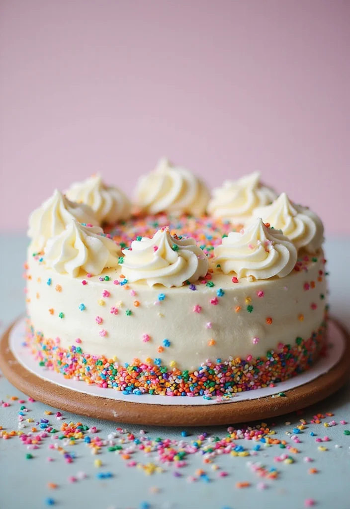 15 Irresistibly Romantic Valentine Day Cake Recipes That'll Melt Your Heart! 💖 - 8. Funfetti Cake
