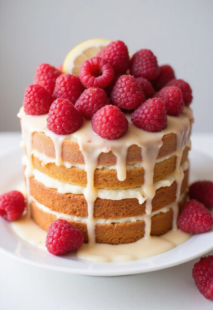 15 Stunning Elegant Birthday Cakes That Are Perfect for Any Celebration! - 6. Raspberry Lemonade Layer Cake