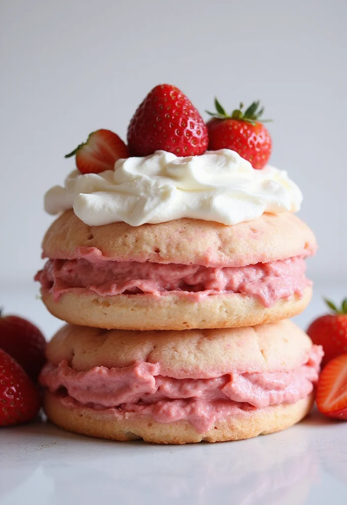 15 Stunning Elegant Birthday Cakes That Are Perfect for Any Celebration! - 8. Ombré Strawberry Shortcake