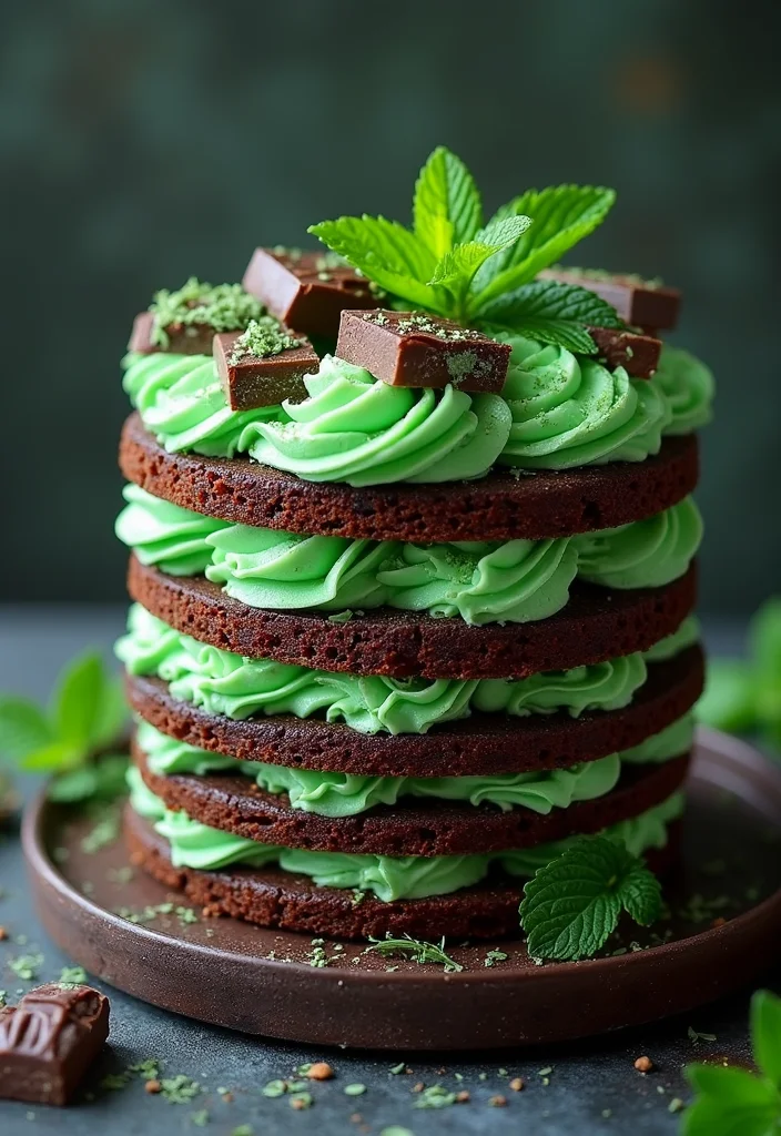 16 Fun Valentine Cake Recipes to Make Together (Get Ready for Sweet Memories!) - 15. Chocolate Mint Cake