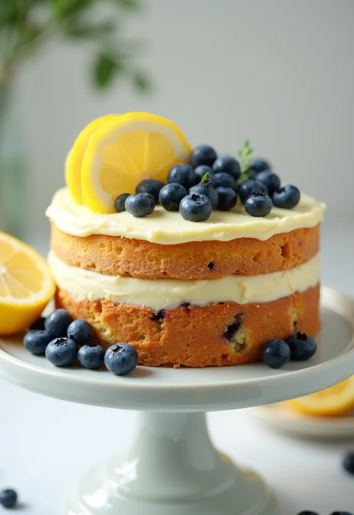 16 Fun Valentine Cake Recipes to Make Together (Get Ready for Sweet Memories!) - 6. Lemon Blueberry Cake
