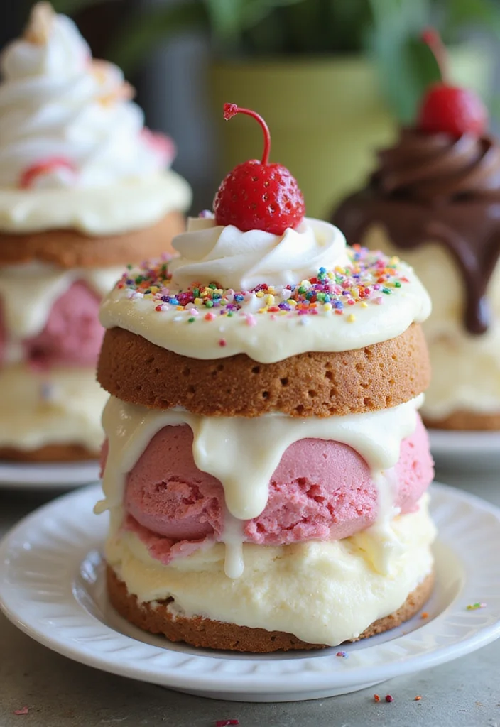 18 Engaged Cake Ideas That Are So Unique, You'll Want One for Every Occasion! - 11. Ice Cream Cakes