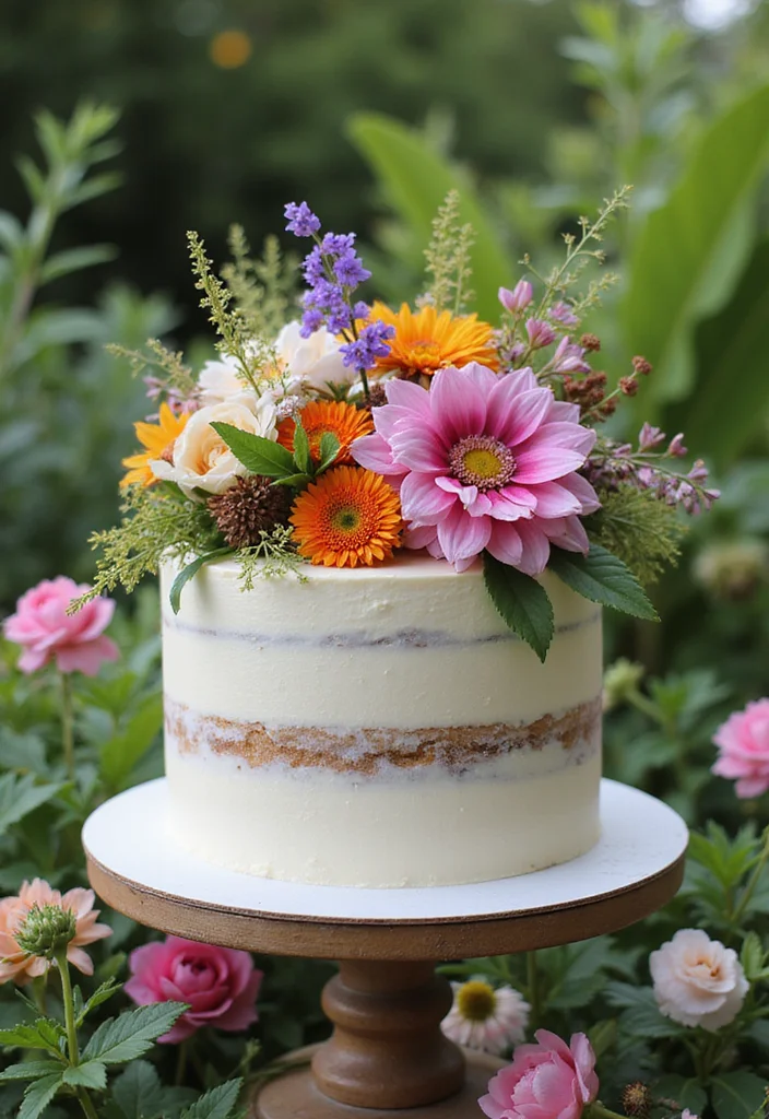 18 Engaged Cake Ideas That Are So Unique, You'll Want One for Every Occasion! - 12. Floral Cakes