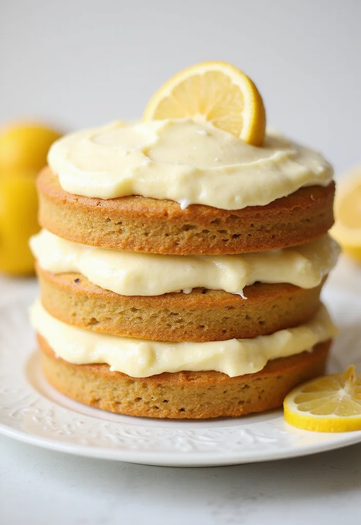 18 Stunning Bebefinn Cake Ideas Perfect for a Dreamy Baby Shower! - 17. Lemon Poppy Seed Cake