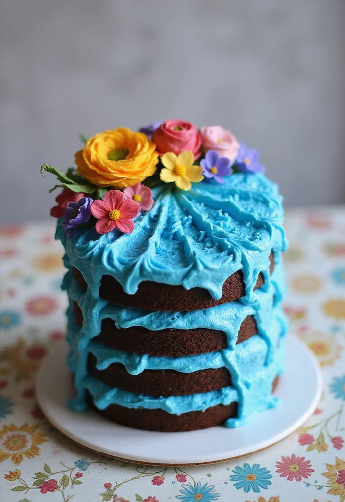 18 Unique Coraline Cake Ideas You Need to See to Believe! - 1. Coraline’s Blue Hair Cake