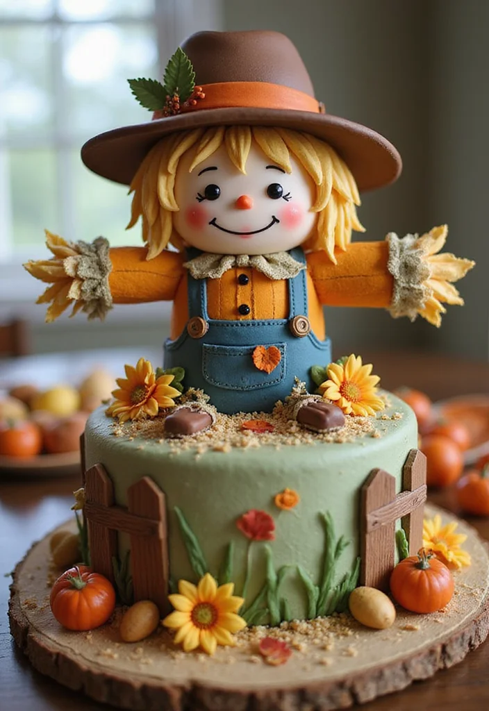 18 Unique Coraline Cake Ideas You Need to See to Believe! - 11. Coraline's Scarecrow Cake