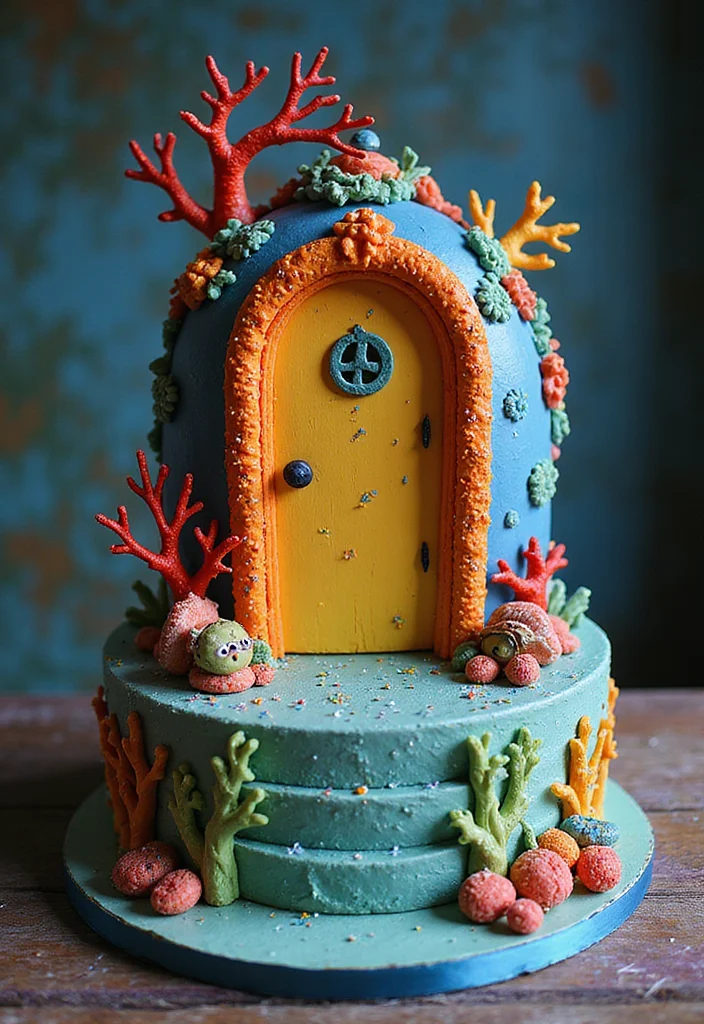 18 Unique Coraline Cake Ideas You Need to See to Believe! - 2. Other World Door Cake