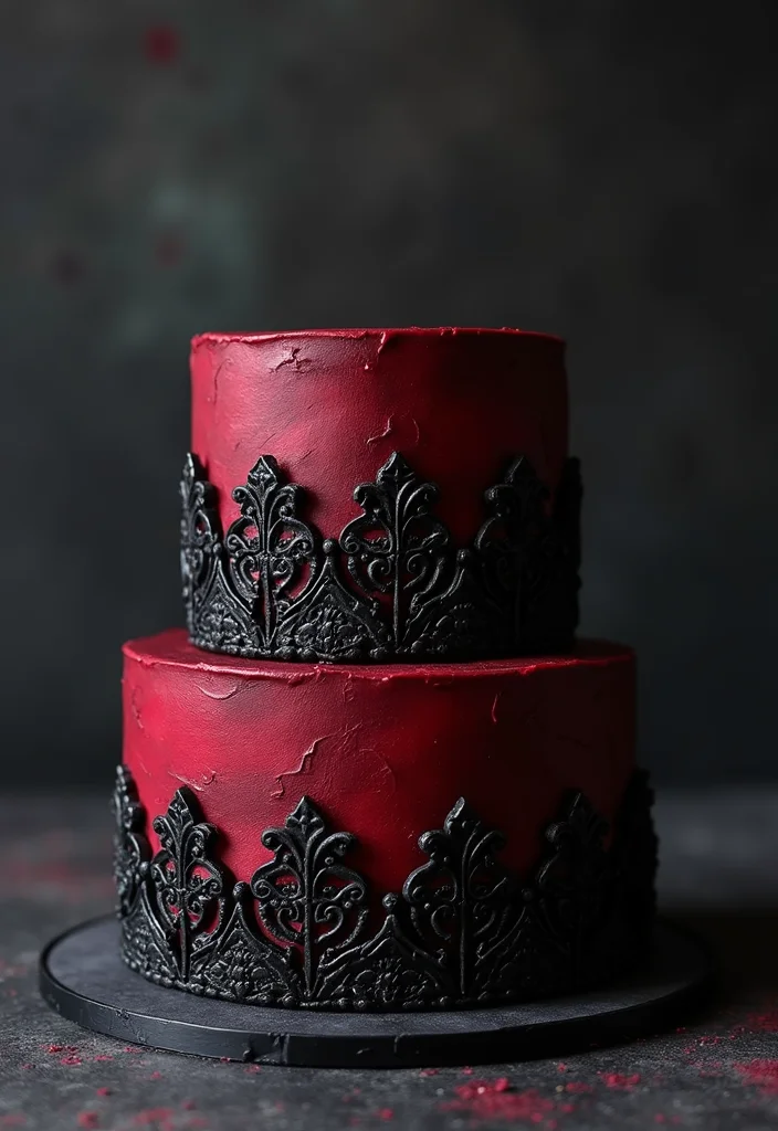 18 Unique Coraline Cake Ideas You Need to See to Believe! - 5. The Beldam’s Cake