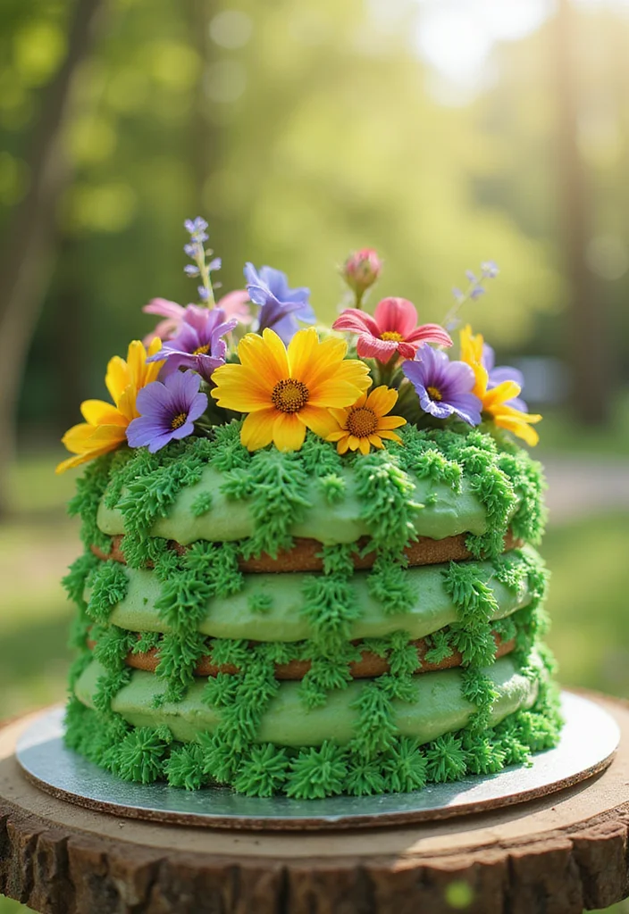 18 Unique Coraline Cake Ideas You Need to See to Believe! - 6. Coraline’s Garden Cake