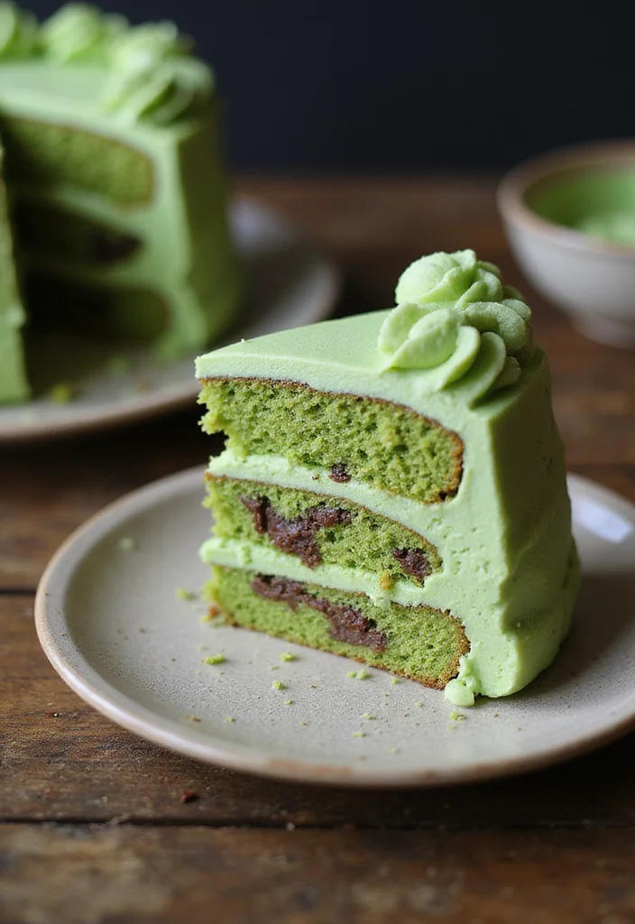 20 Matcha Cake Aesthetic Creations That Will Boost Your Instagram Game! - 3. Matcha Marble Cake