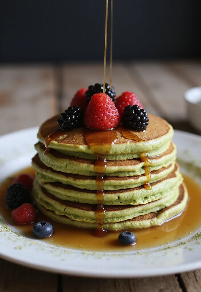 20 Matcha Cake Aesthetic Creations That Will Boost Your Instagram Game! - 5. Matcha Pancakes