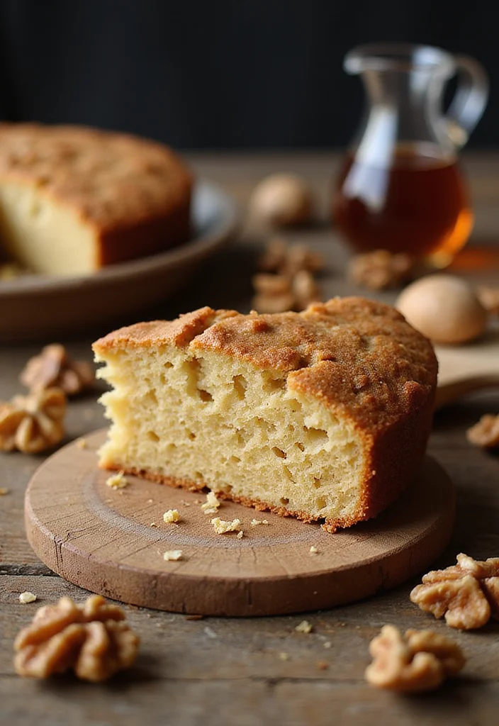 20 Mindful Eating Healthy Cakes That Satisfy Your Sweet Tooth Without the Guilt! - 11. Maple Walnut Cake