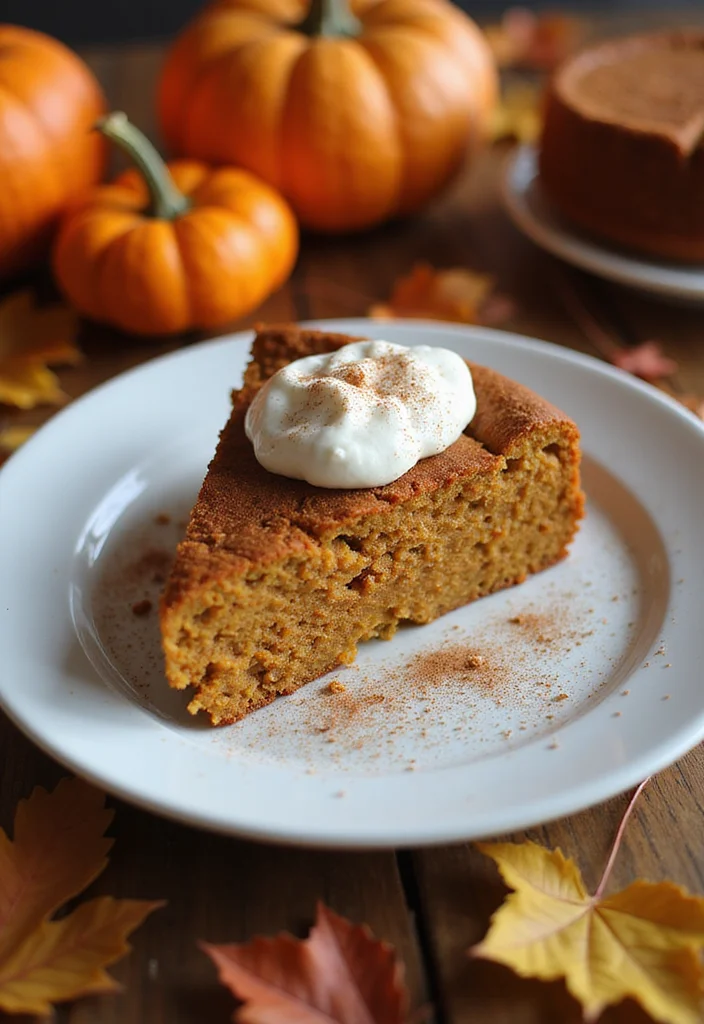 20 Mindful Eating Healthy Cakes That Satisfy Your Sweet Tooth Without the Guilt! - 12. Pumpkin Spice Cake