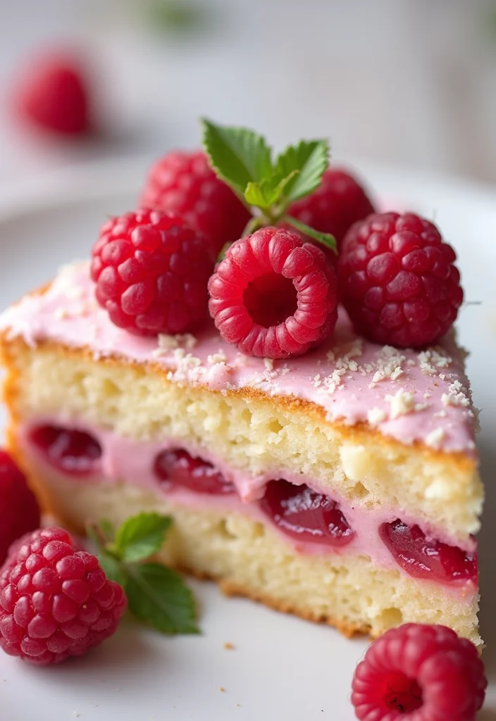 20 Mindful Eating Healthy Cakes That Satisfy Your Sweet Tooth Without the Guilt! - 13. Raspberry Almond Cake