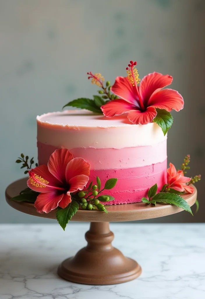 20 Mindful Eating Healthy Cakes That Satisfy Your Sweet Tooth Without the Guilt! - 14. Hibiscus Cake