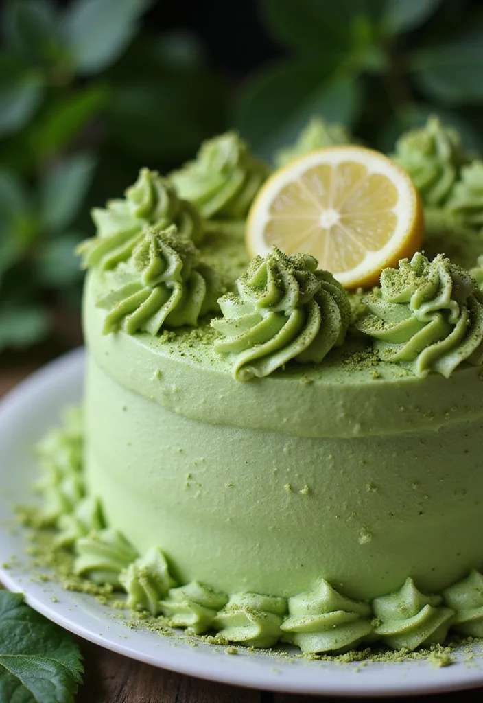20 Mindful Eating Healthy Cakes That Satisfy Your Sweet Tooth Without the Guilt! - 3. Matcha Green Tea Cake