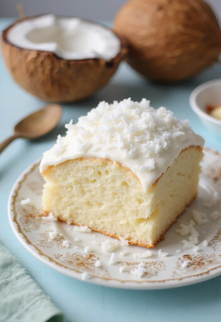 20 Mindful Eating Healthy Cakes That Satisfy Your Sweet Tooth Without the Guilt! - 7. Coconut Flour Vanilla Cake